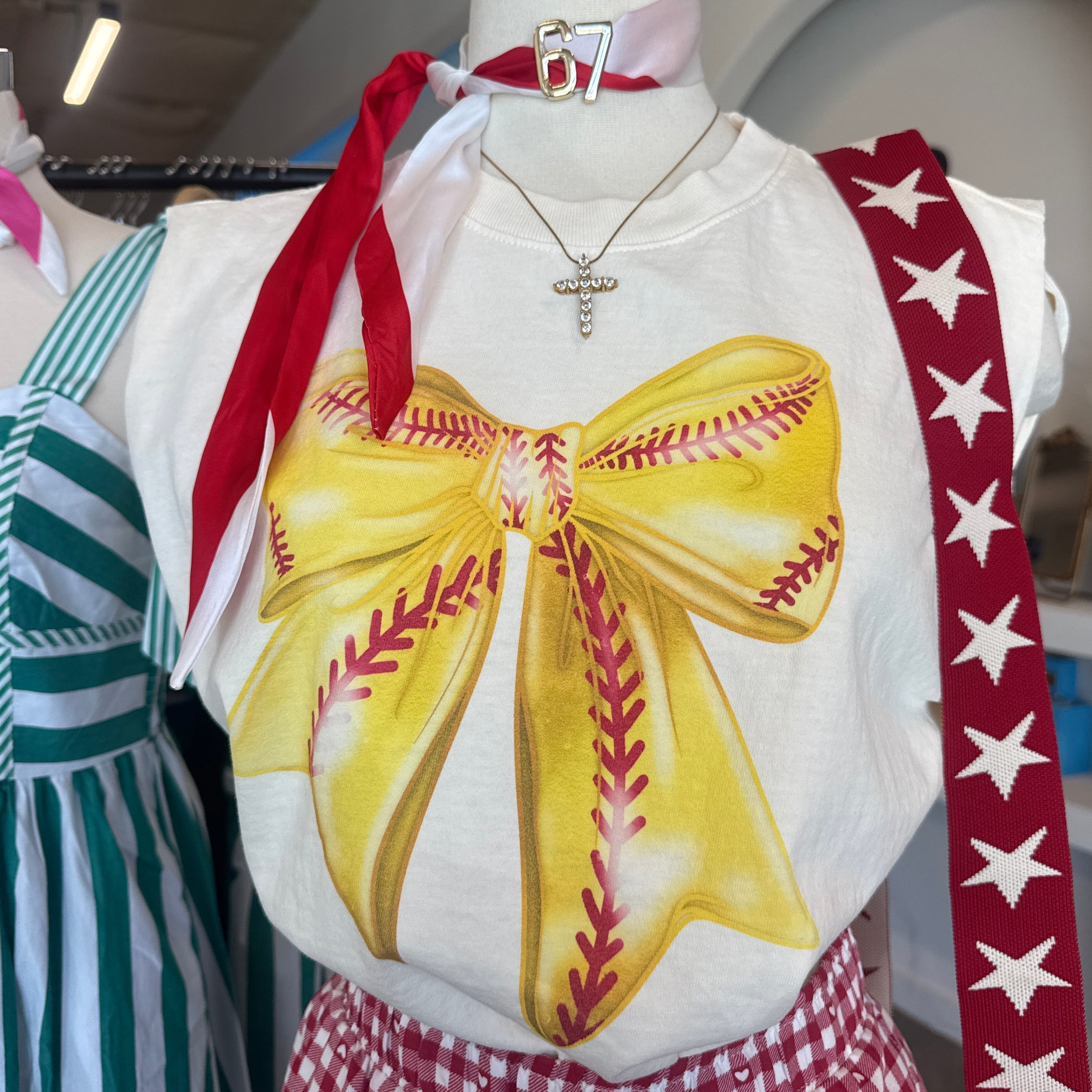 Softball Bow Tank