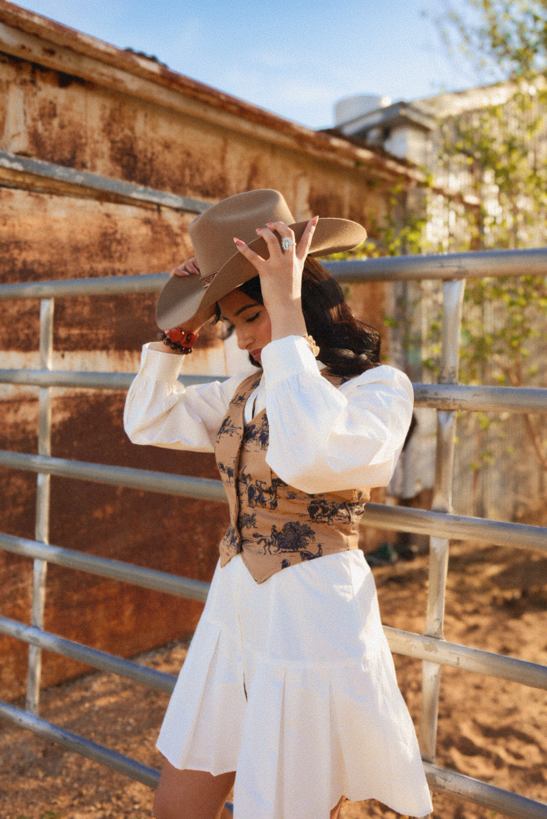 Western Button Down Vest