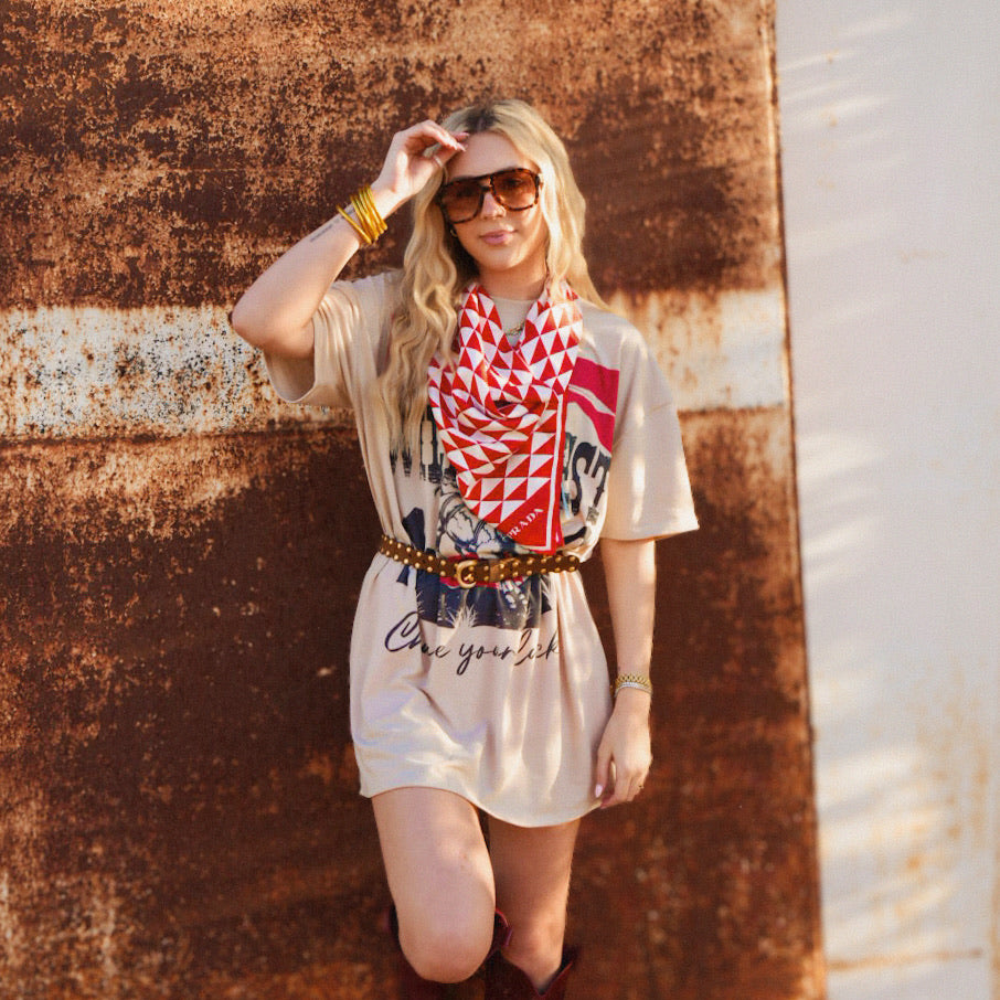Wild West T-Shirt Dress