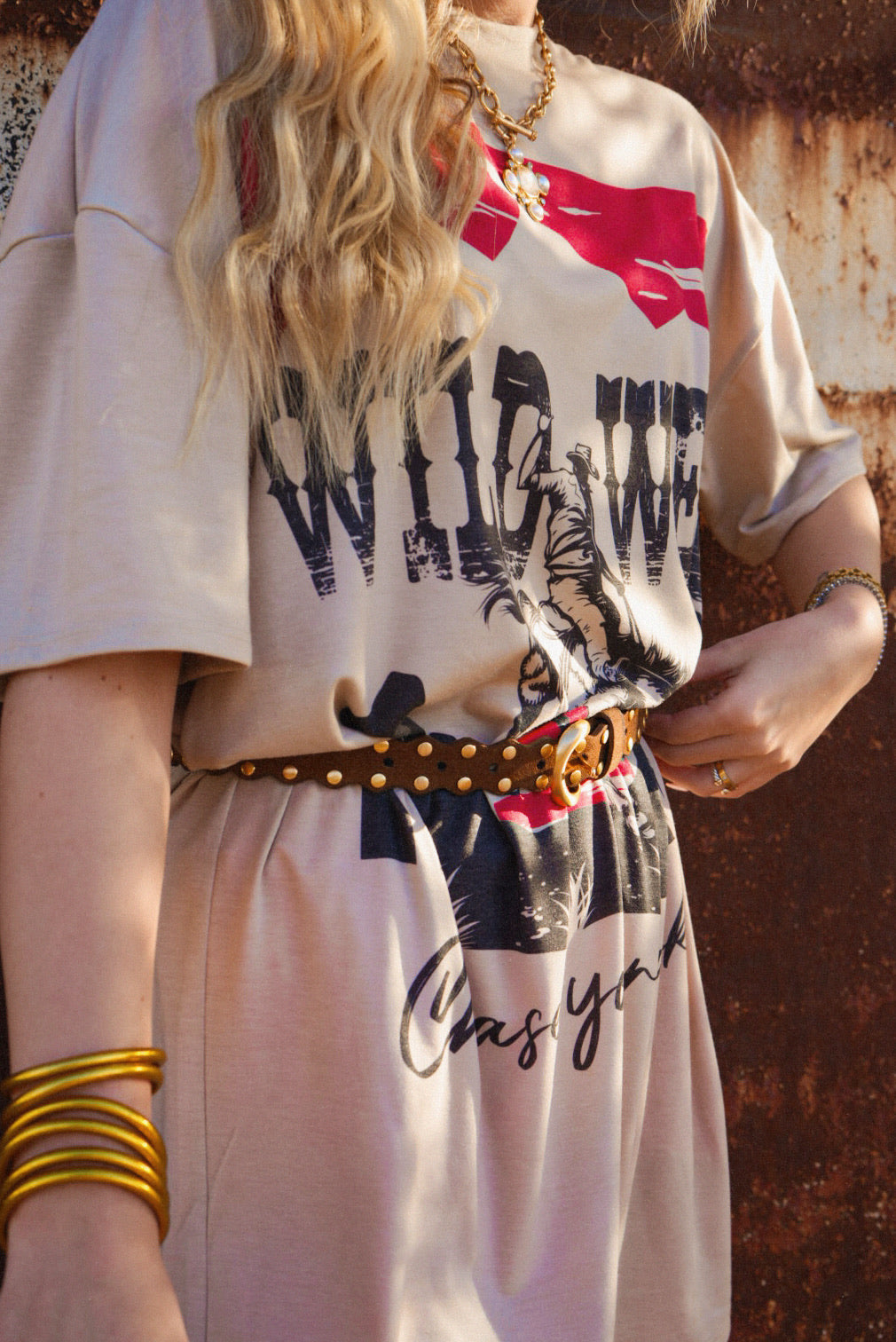 Wild West T-Shirt Dress