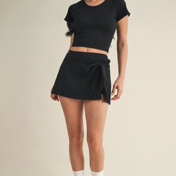 Wrap Tie Skort